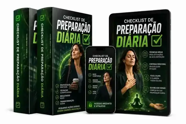 Mockup Checklist de Preparação Diária